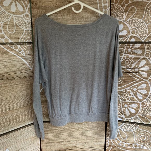 gray tna longsleeve minimalist pacific northwest 80s athleisure - Picture 4 of 6